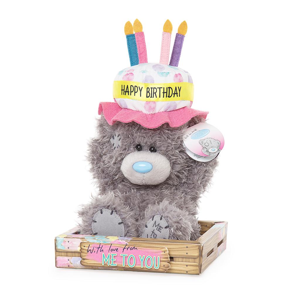 7" Birthday Cake Hat Me to You Bear Extra Image 1
